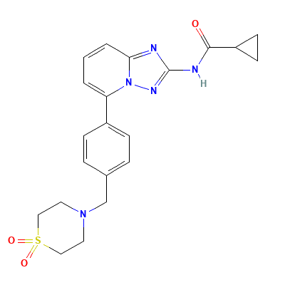 Chemical structure of Filgotinib