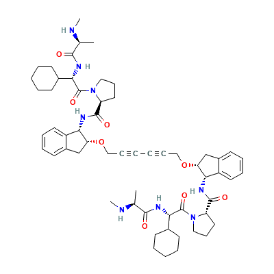 Chemical structure of AZD5582