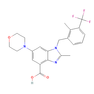 Chemical structure of GSK-2636771