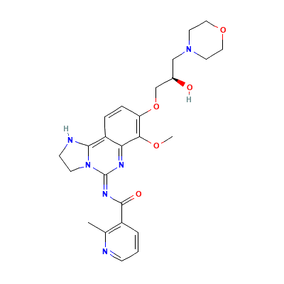 Chemical structure of BAY-1082439