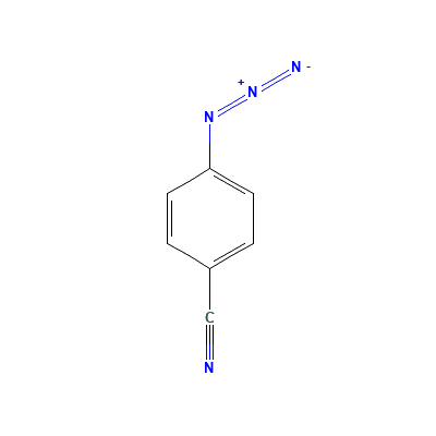 Chemical structure of 4-Azidobenzonitrile