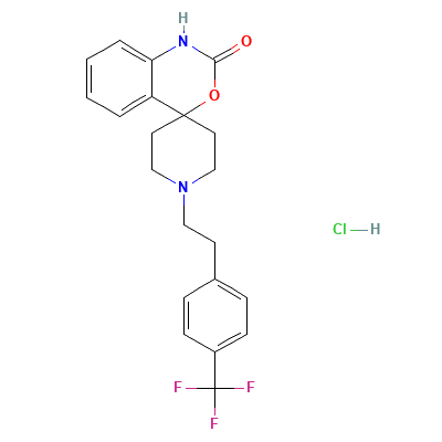 Chemical structure of RS 102895 hydrochloride