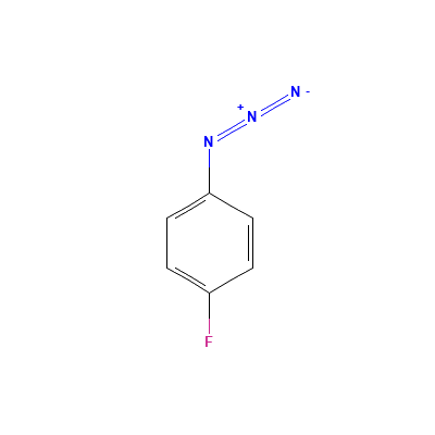Chemical structure of 1-Azido-4-fluorobenzene