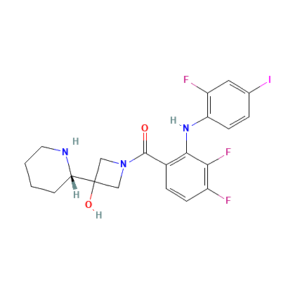 Chemical structure of Cobimetinib